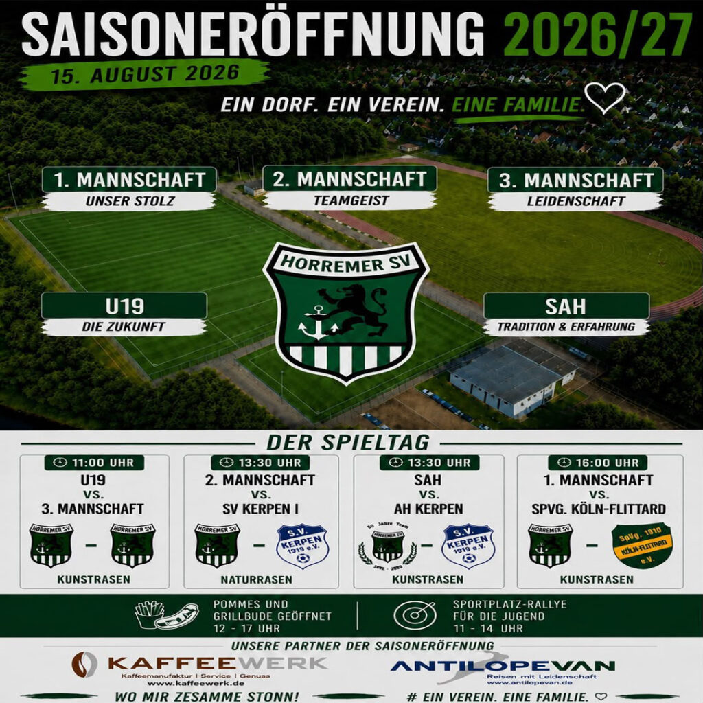 Saisoneröffnung 2026-2027_News